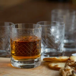 Urban Bar Etched Crystal 1910 Retro Shot Glasses - 2 Oz - Set Of 6 -PourLab Zone ub600 2 urban bar etched crystal 1910 retro shot glasses 2 oz set of 6 23 40551.1590772699