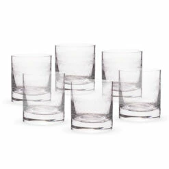 Urban Bar Etched Crystal 1910 Retro Old Fashioned Glasses - 10.1 Oz - Set Of 6 -PourLab Zone ub700 2 urban bar etched crystal 1910 retro old fashioned glasses 02 2 38023.1590772706
