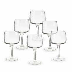 Urban Bar Gin Mixer Stemmed Cocktail Glasses - 21 Oz - Set Of 6