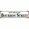 Vintage New Orleans Bourbon Street Metal Bar Sign -PourLab Zone v232 barsign b1 1 93747.1590772777
