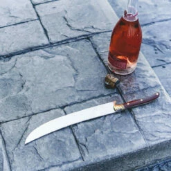 Viski Belmont Stainless Steel Champagne Saber -PourLab Zone viskibelmont champagne sabre 72908.1590764689