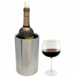 Wine Bottle Chiller - Double Walled Stainless Steel