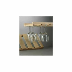 6-Channel Hardwood Stemware Rack -PourLab Zone wsr 1025 woodrack b5 1 42337.1590772947